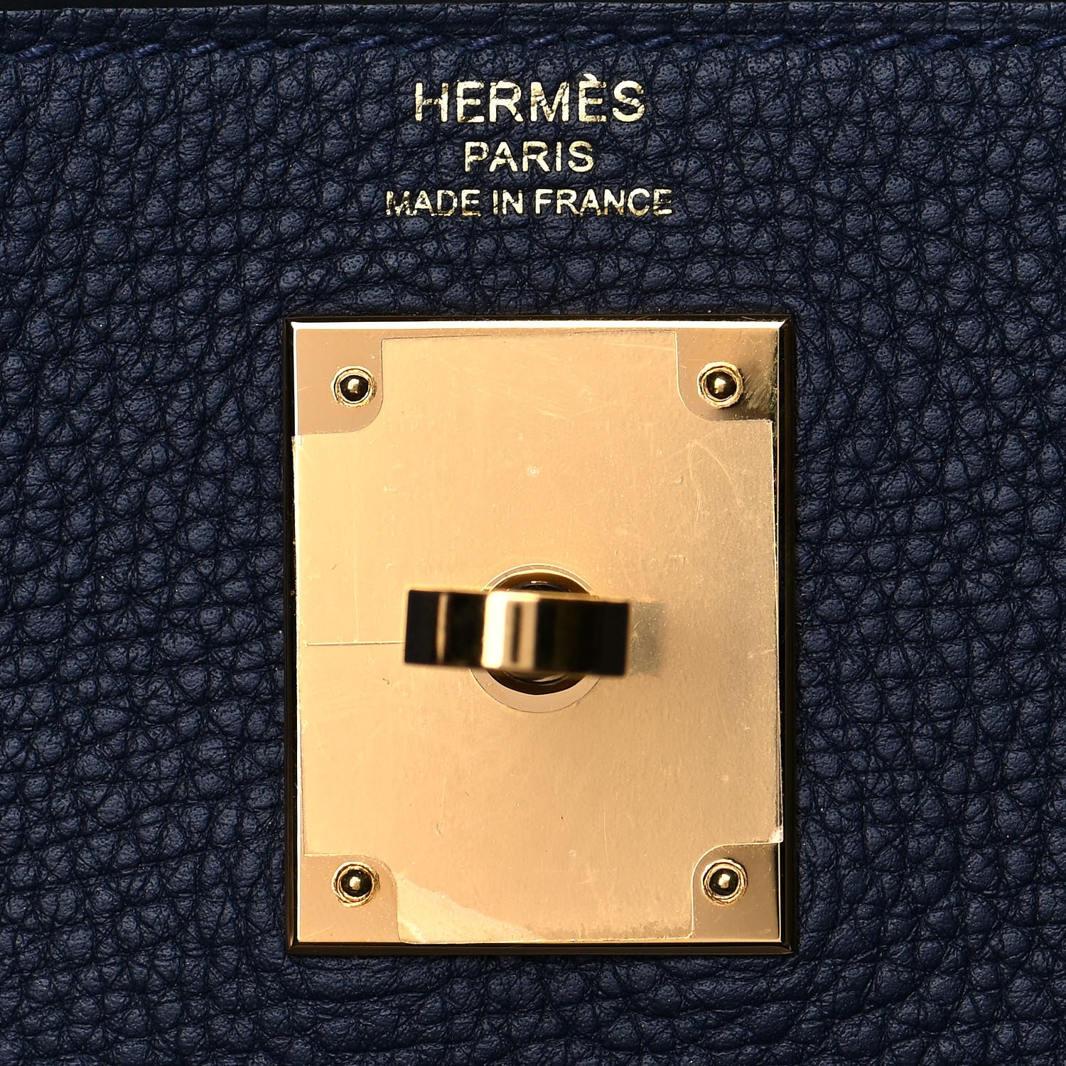 Hermes Togo Kelly Retourne 28 Bleu Nuit 27 of 39