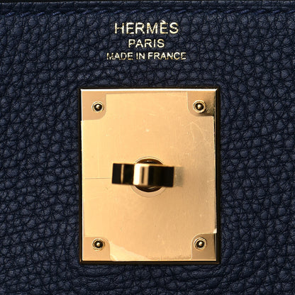 Hermes Togo Kelly Retourne 28 Bleu Nuit 27 of 39
