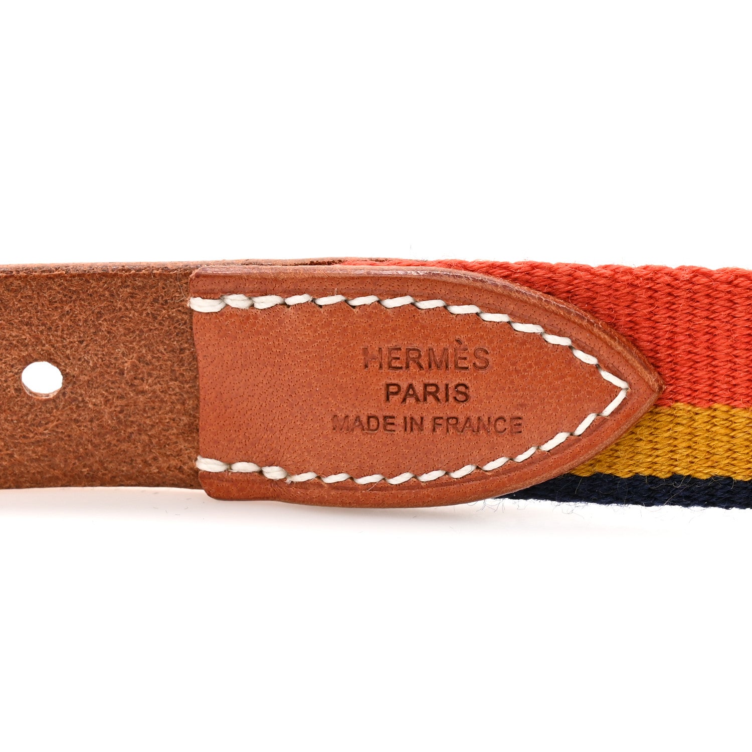 Hermes Toile Natural Bridle Robocar II Dog Collar S Dark Irish 4 of 6
