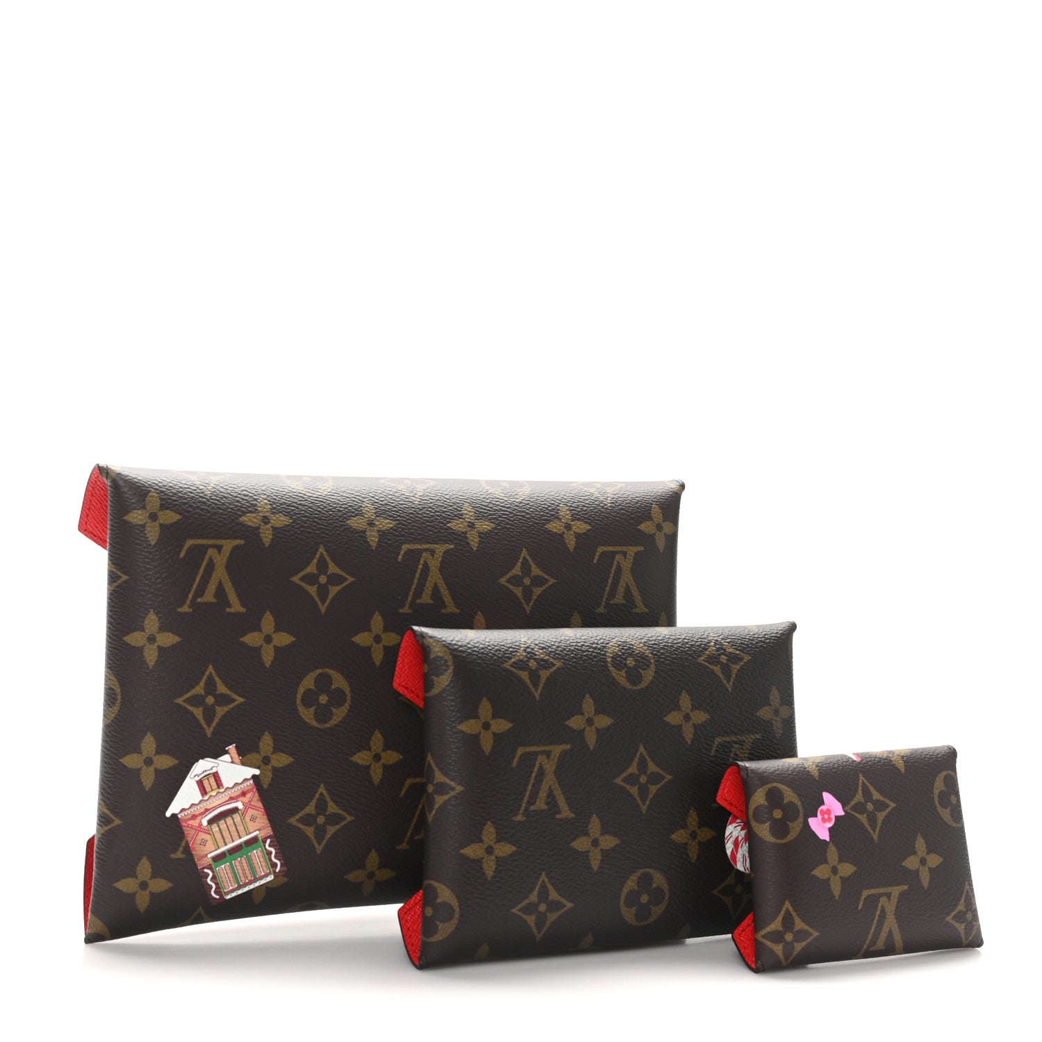 Louis Vuitton Monogram Candy Factory Kirigami Pochette Set 3 of 8