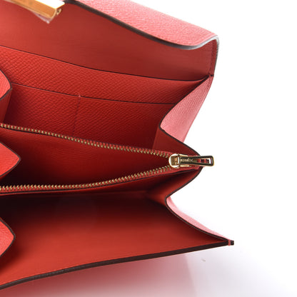 Hermes Epsom Constance Short Wallet Rose Jaipur 5 of 6