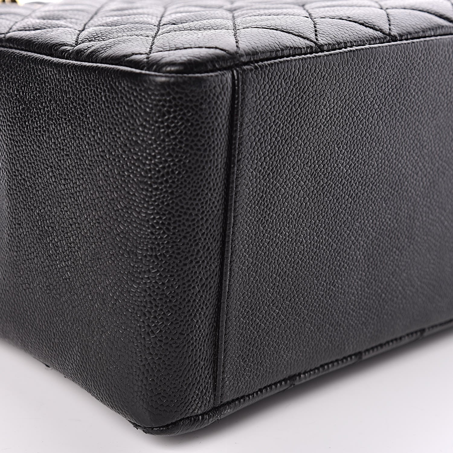 Chanel Caviar Quilted Grand Shopping Tote GST Black 5 of 12