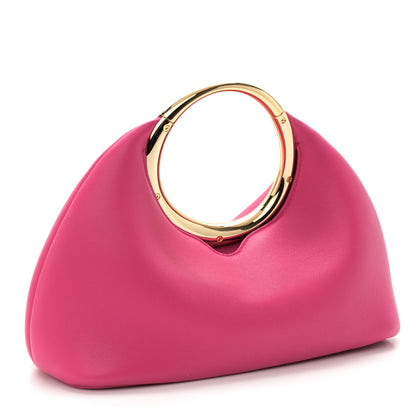 Jacquemus Calfskin Le Petit Calino Ring Top Handle Bag Pink 3 of 9