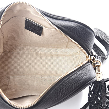 Gucci Pebbled Calfskin Small Soho Disco Bag Black 4 of 8