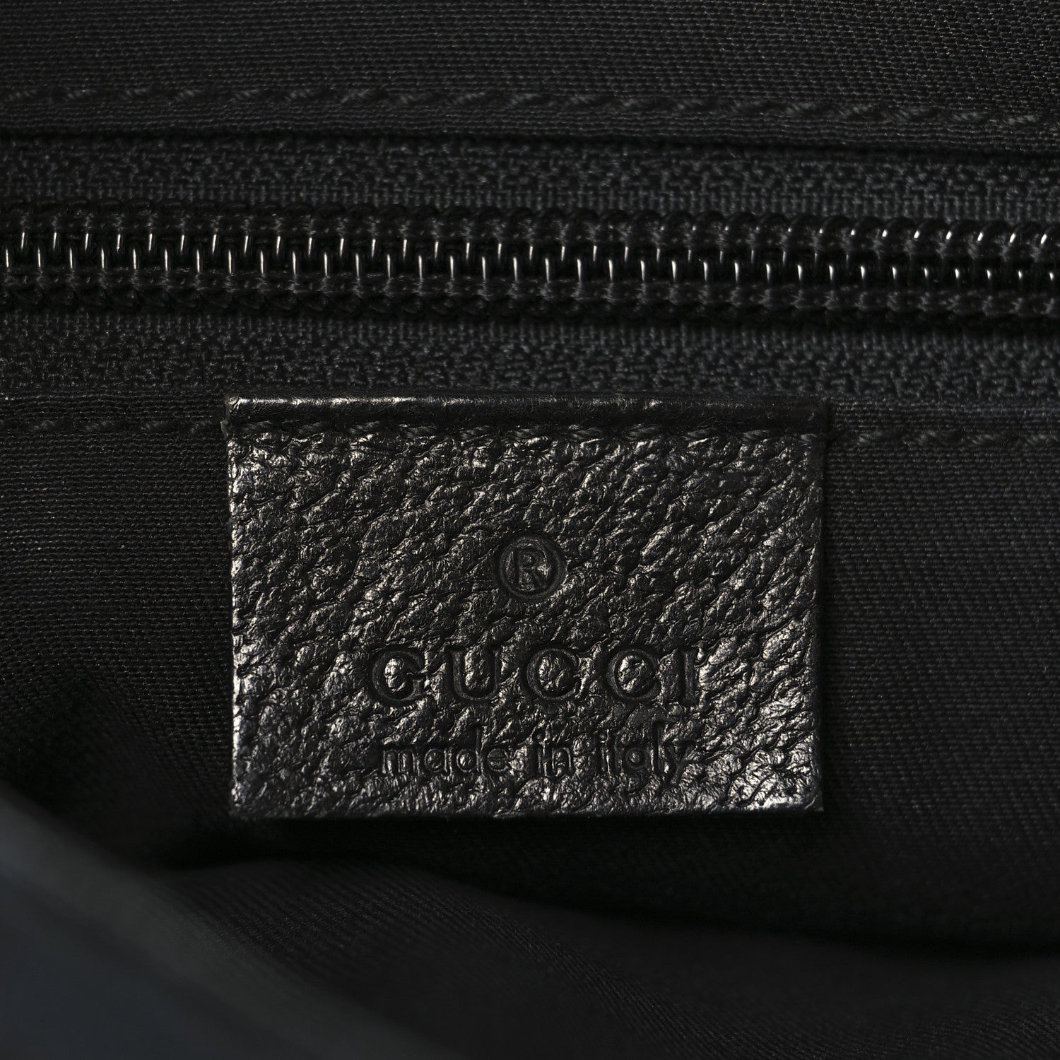 Gucci Monogram Flat Messenger Bag Black 6 of 10