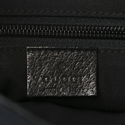 Gucci Monogram Flat Messenger Bag Black 6 of 10