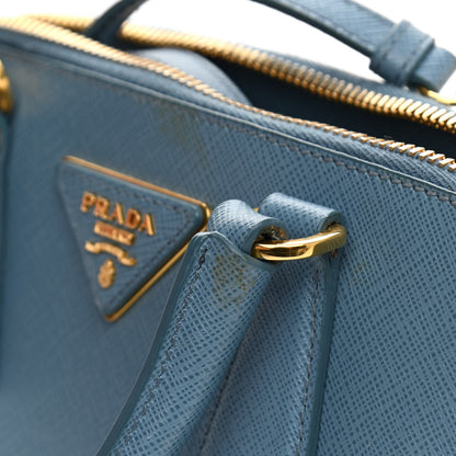 Prada Saffiano Lux Small Promenade Tote Aviazione 10 of 11