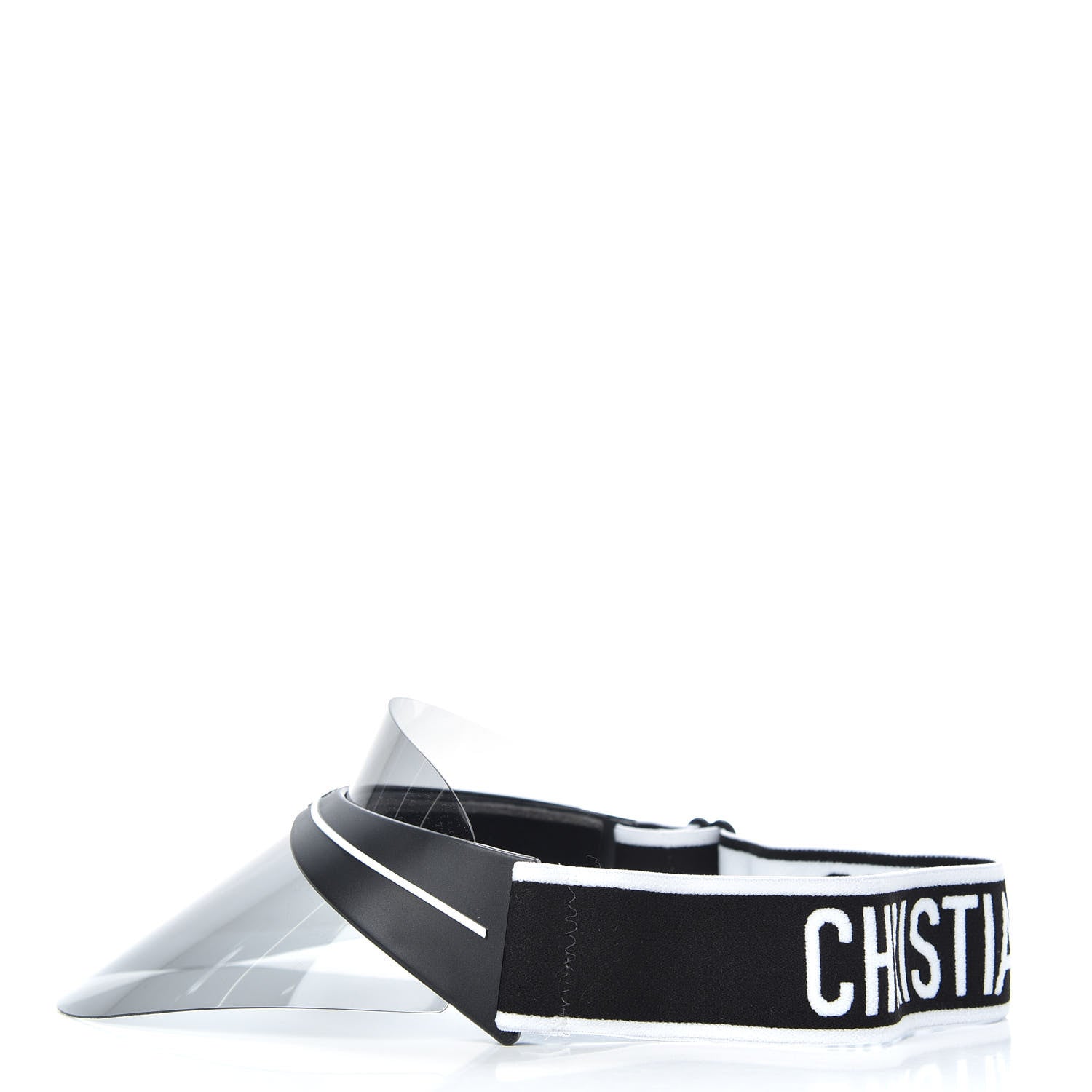 Christian Dior Mirrored DiorClub1 Sun Visor Black 2 of 6