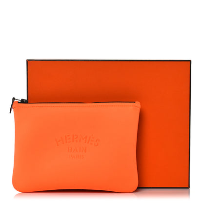 Hermes Neoprene Small Neobain Case Orange 11 of 11
