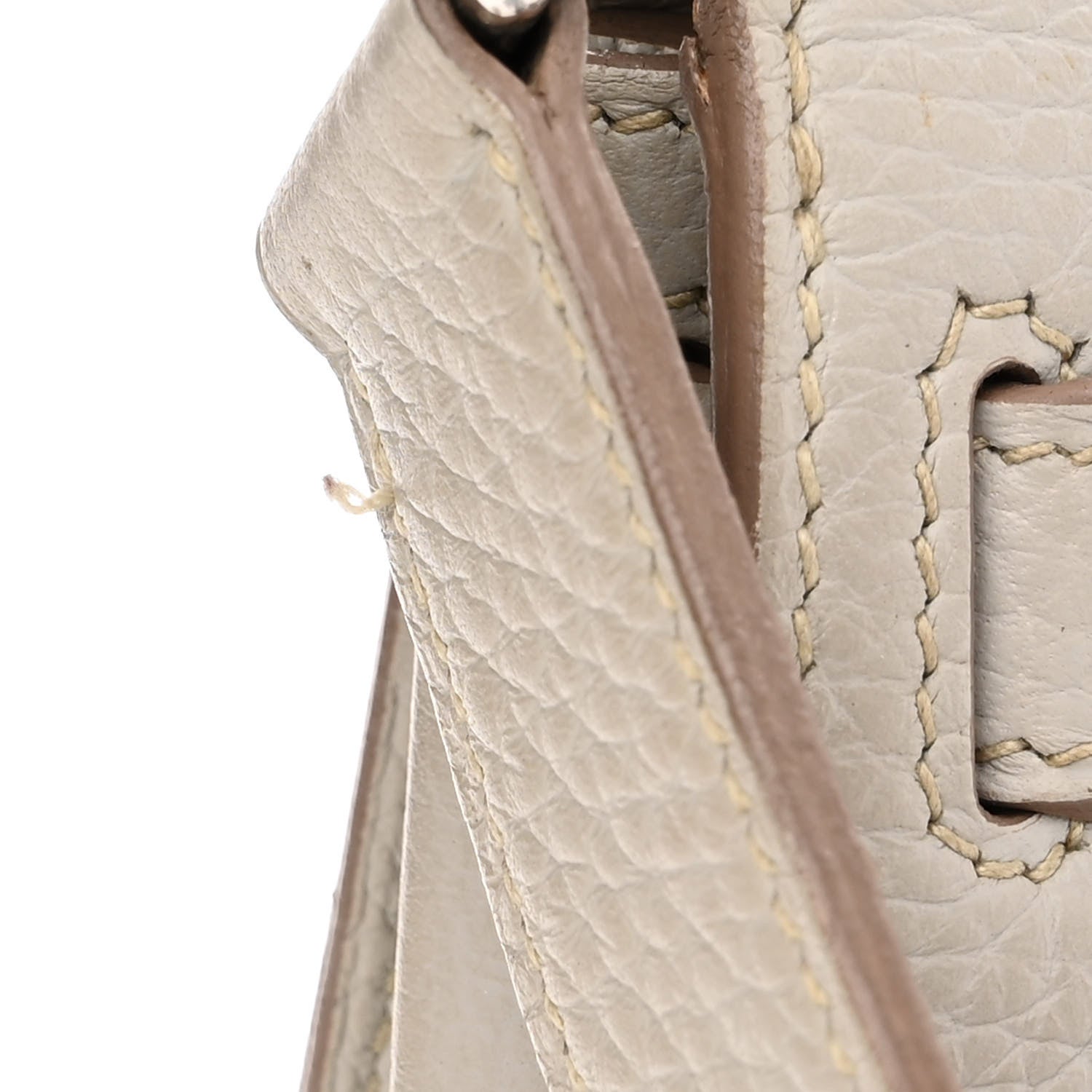 Hermes Taurillon Clemence Jypsiere 28 Gris Perle 11 of 12