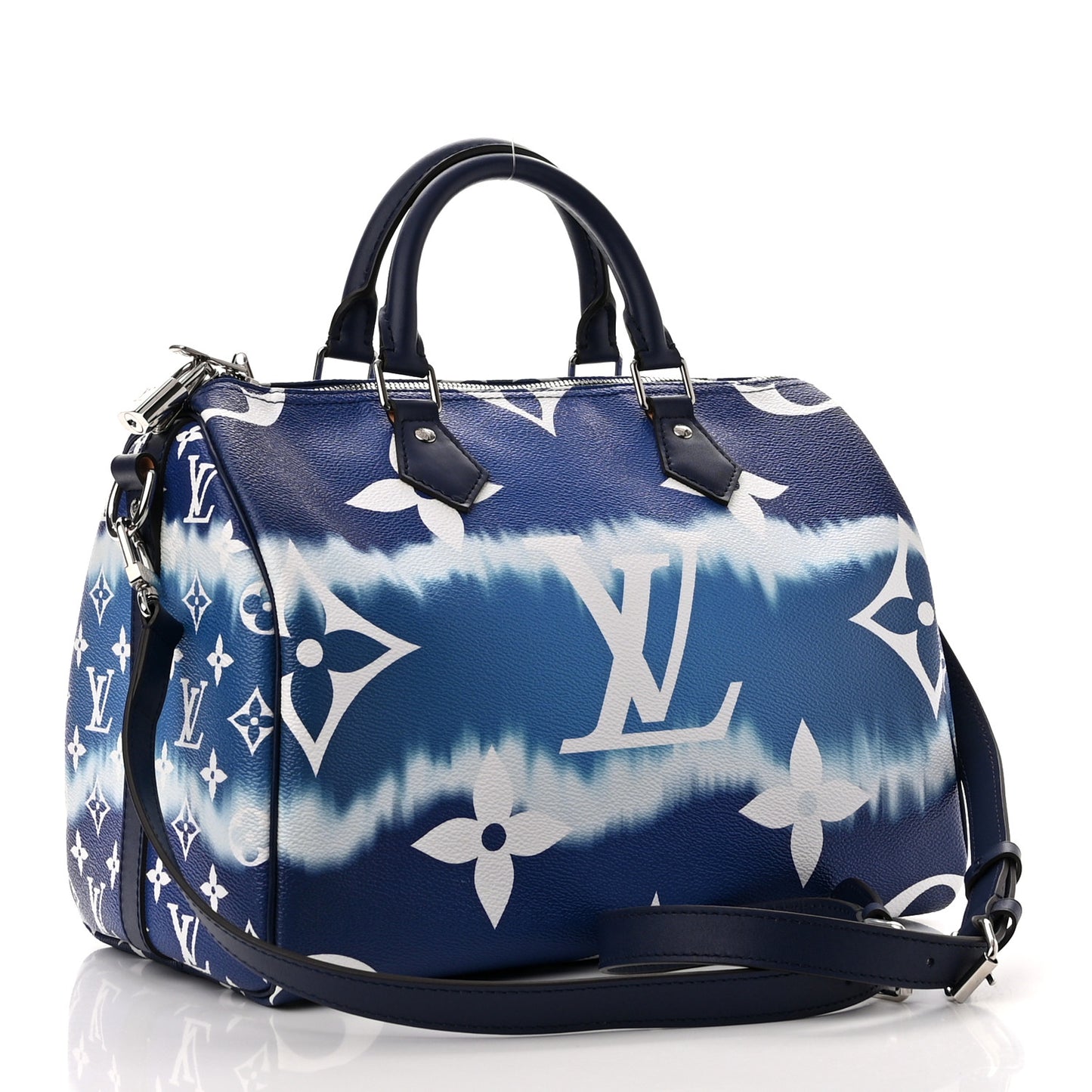 Monogram Escale Speedy Bandouliere 30 Blue