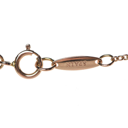 Tiffany 18K Rose Gold Diamond .17ct Elsa Peretti Diamonds by the Yard Pendant Necklace 5 of 9