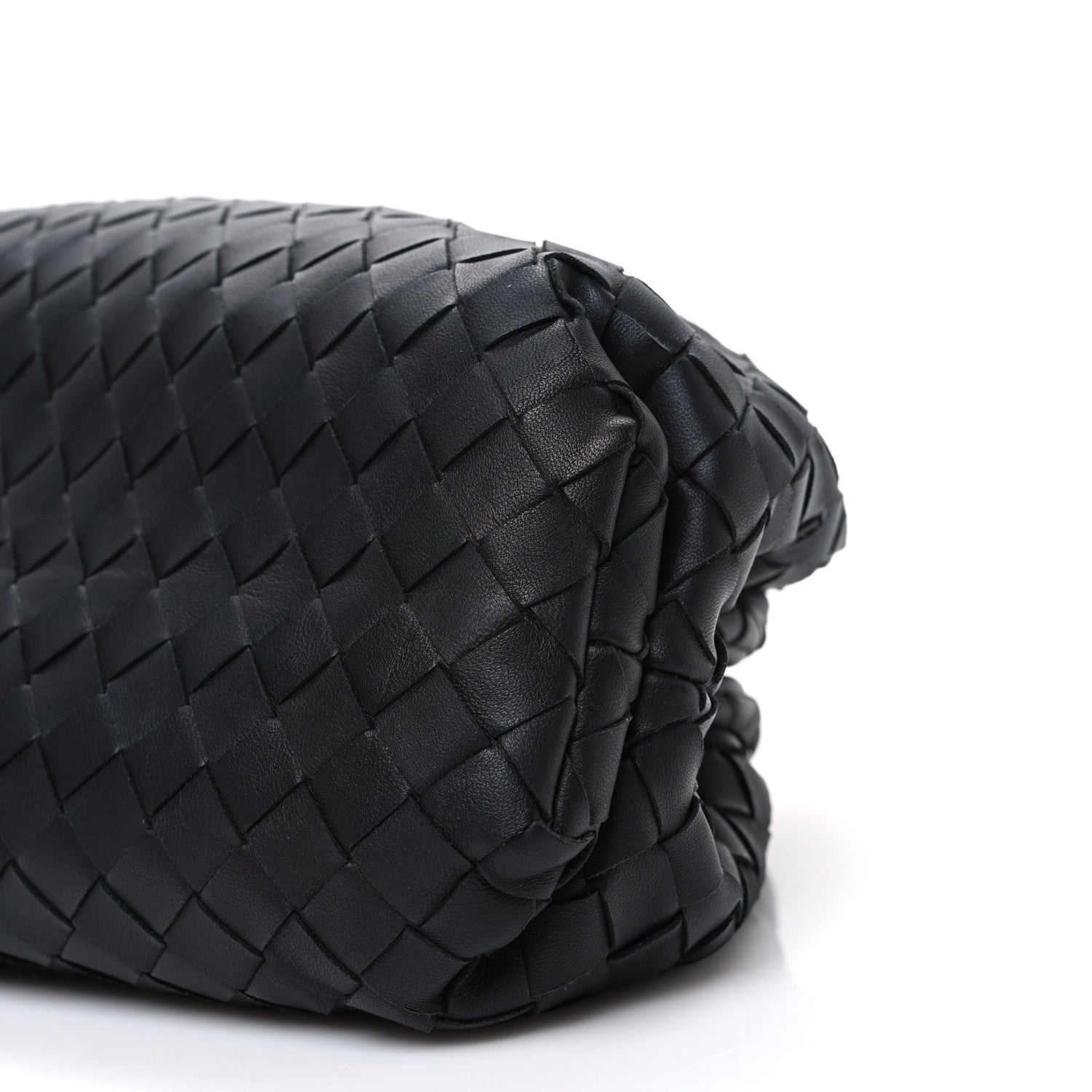 Bottega Veneta Nappa Maxi Intrecciato The Pouch Oversized Clutch Black 11 of 11