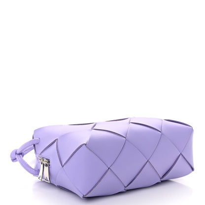 Bottega Veneta Lambskin Maxi Intrecciato Small Cassette Camera Bag Wisteria 4 of 9