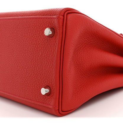 Hermes Togo Kelly Retourne 28 Rouge Casaque 10 of 11