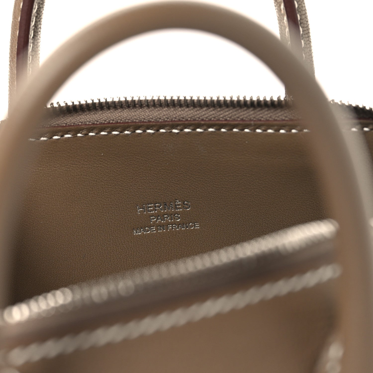 Hermes Chevre Mysore Mini 1923 Bolide Etoupe 6 of 11