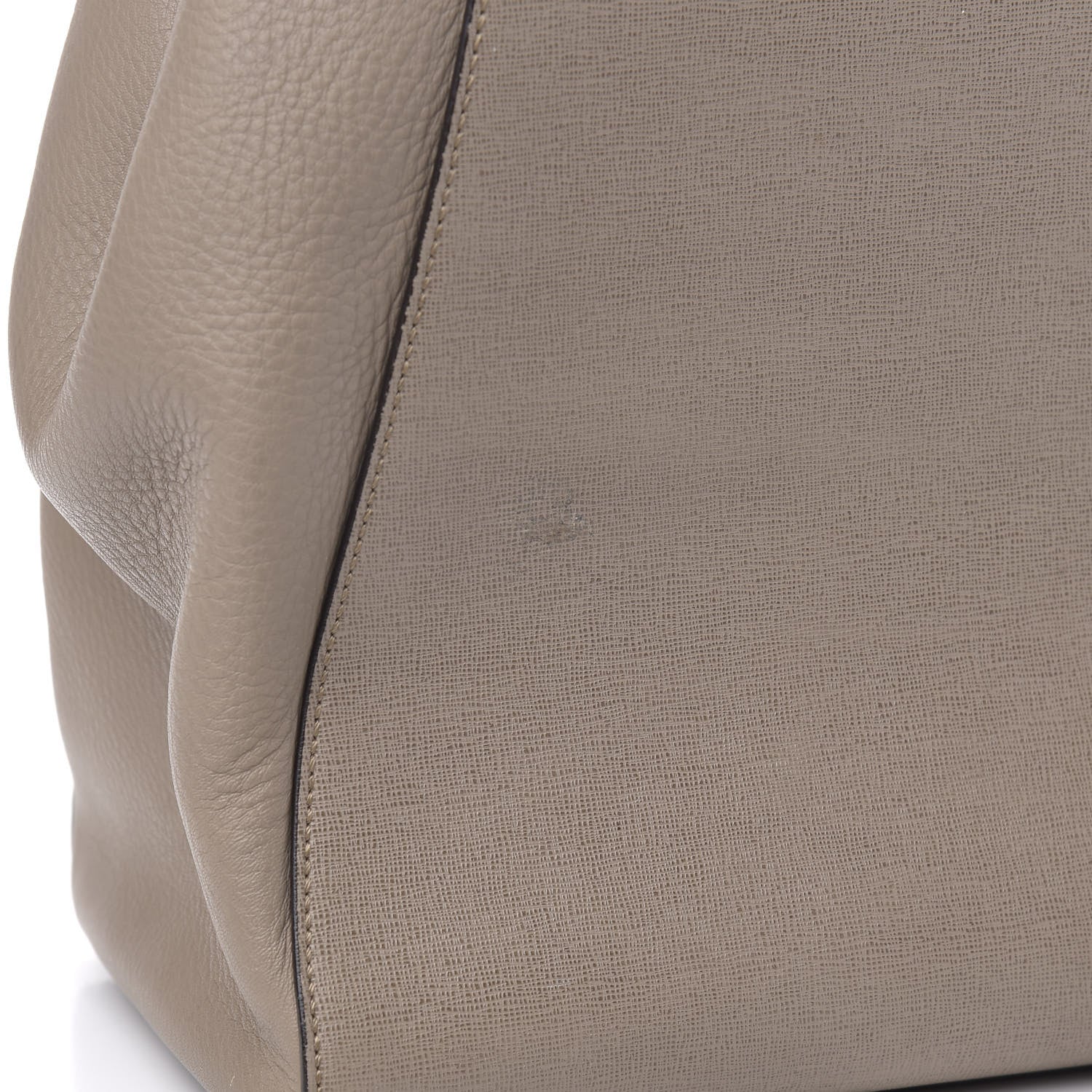 Fendi Vitello Elite Large 2Jours Tote Tortora 10 of 11