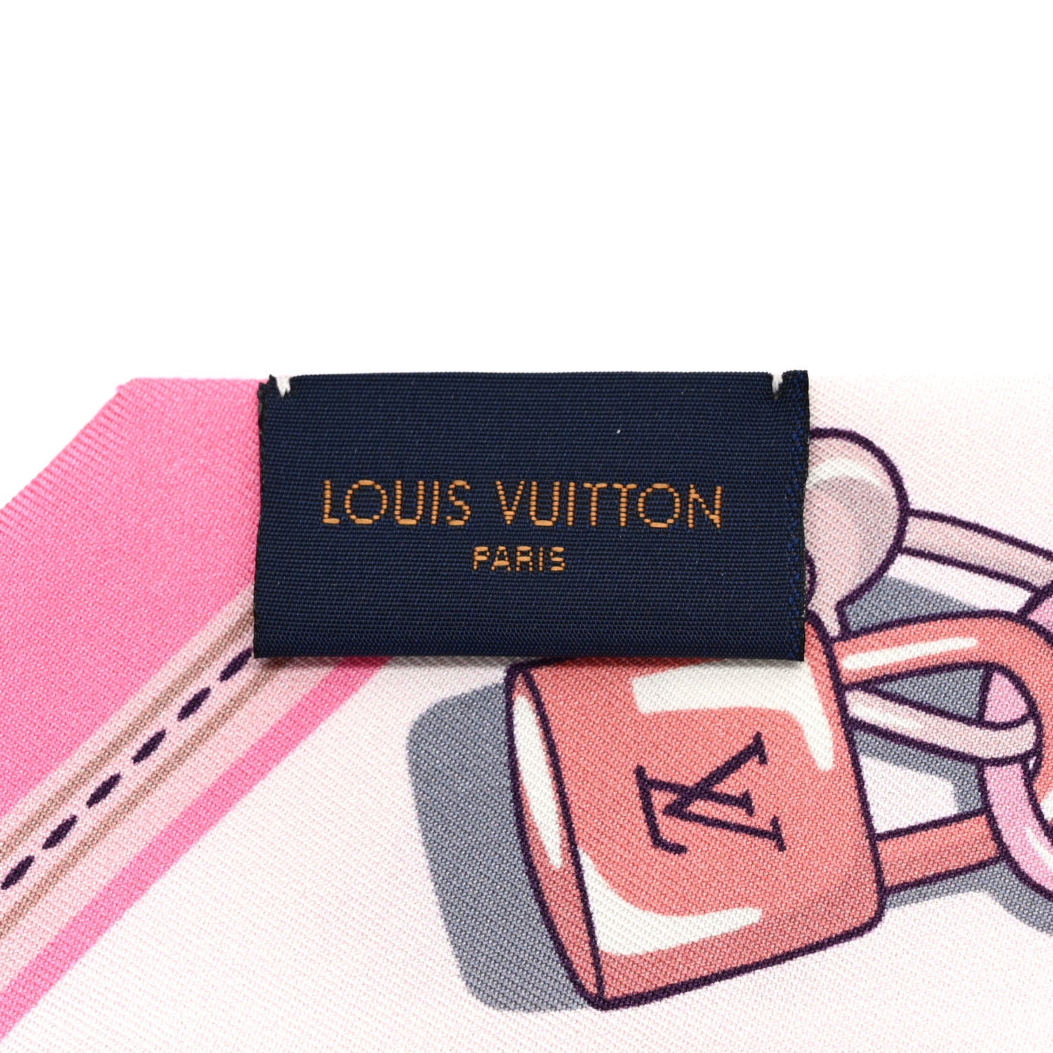 Louis Vuitton Silk Monogram A la Folie BB Bandeau Light Pink 3 of 4