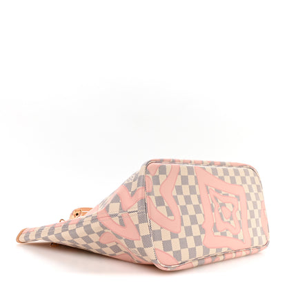 Louis Vuitton Damier Azur Tahitienne Neverfull MM 3 of 8