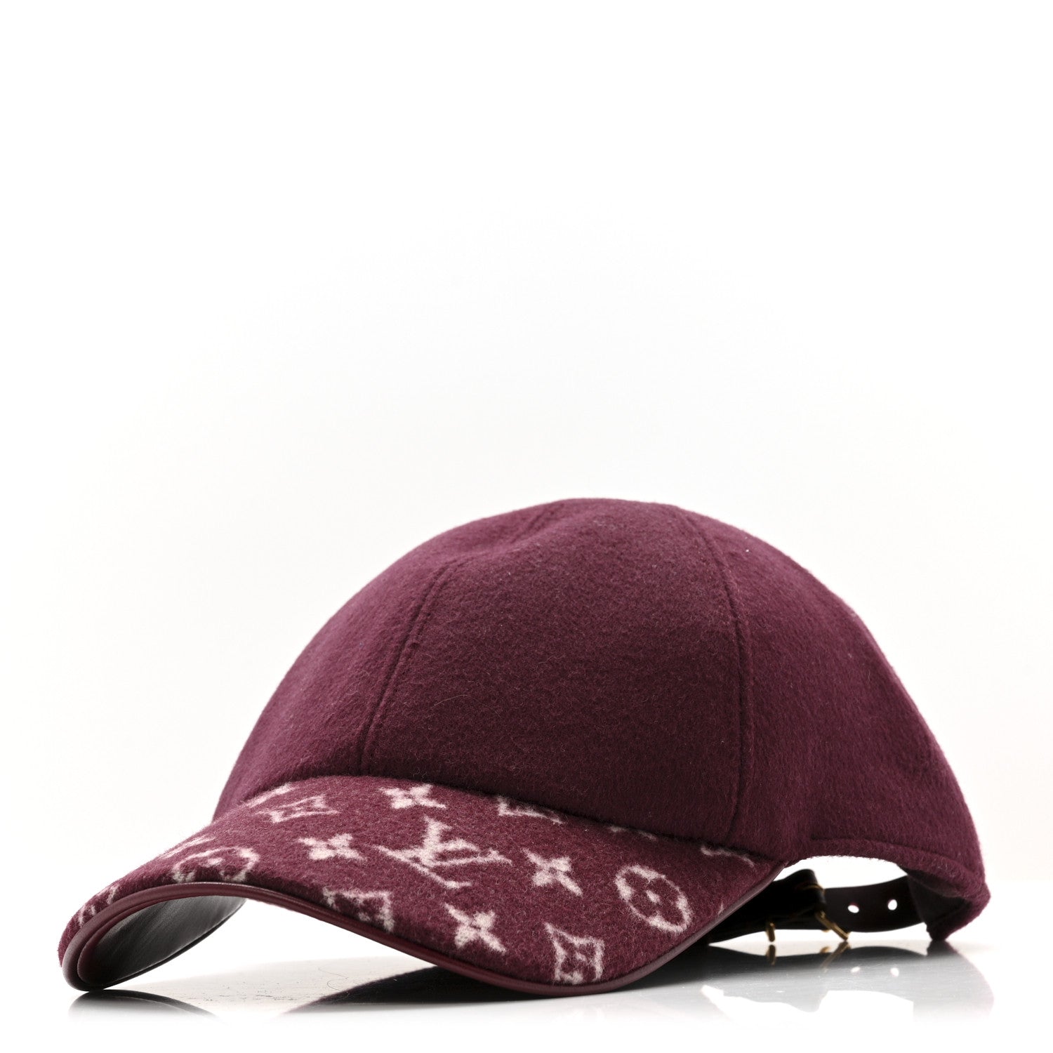 Louis Vuitton Wool Silk Monogram Endless Cap L Bordeaux 1 of 9