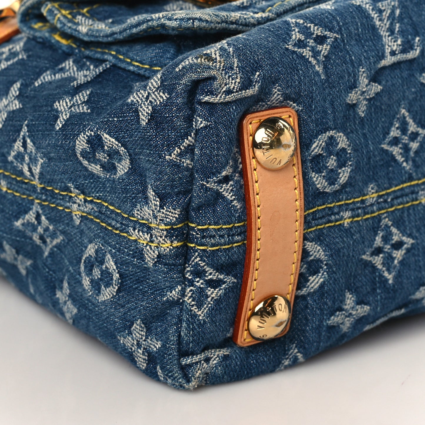 Monogram Denim Baggy PM Blue