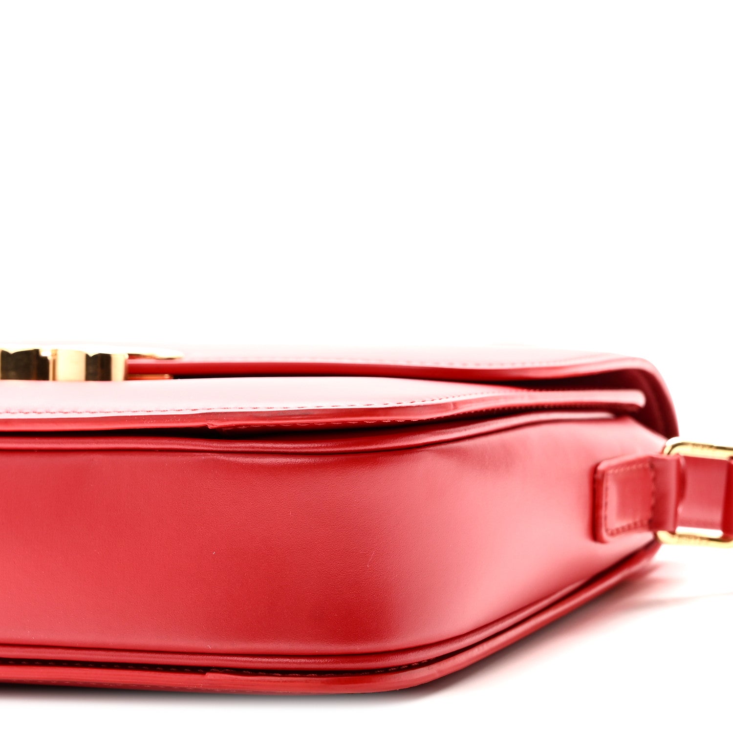 Celine Shiny Calfskin Medium Triomphe Red 11 of 11