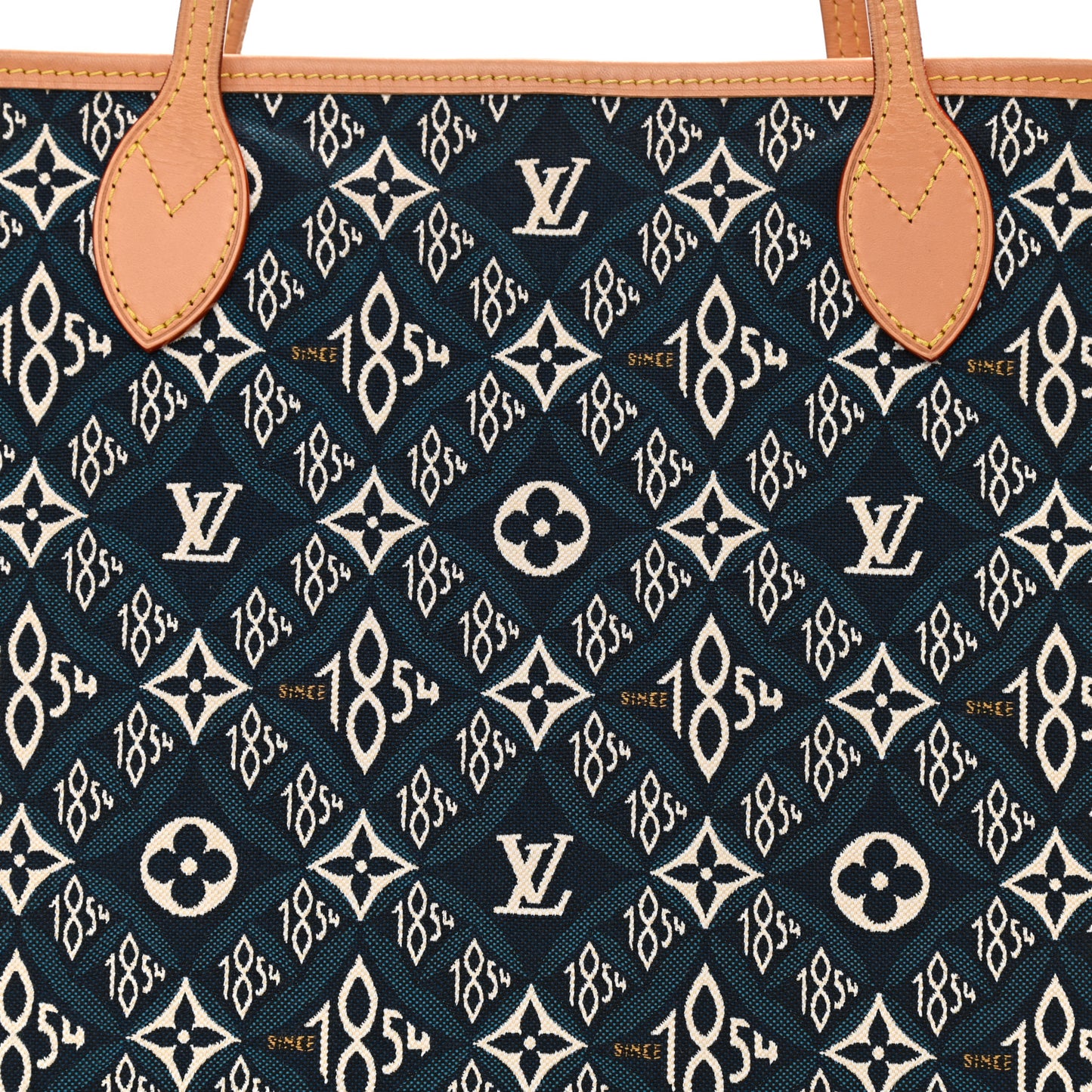 Jacquard Since 1854 Neverfull MM Blue