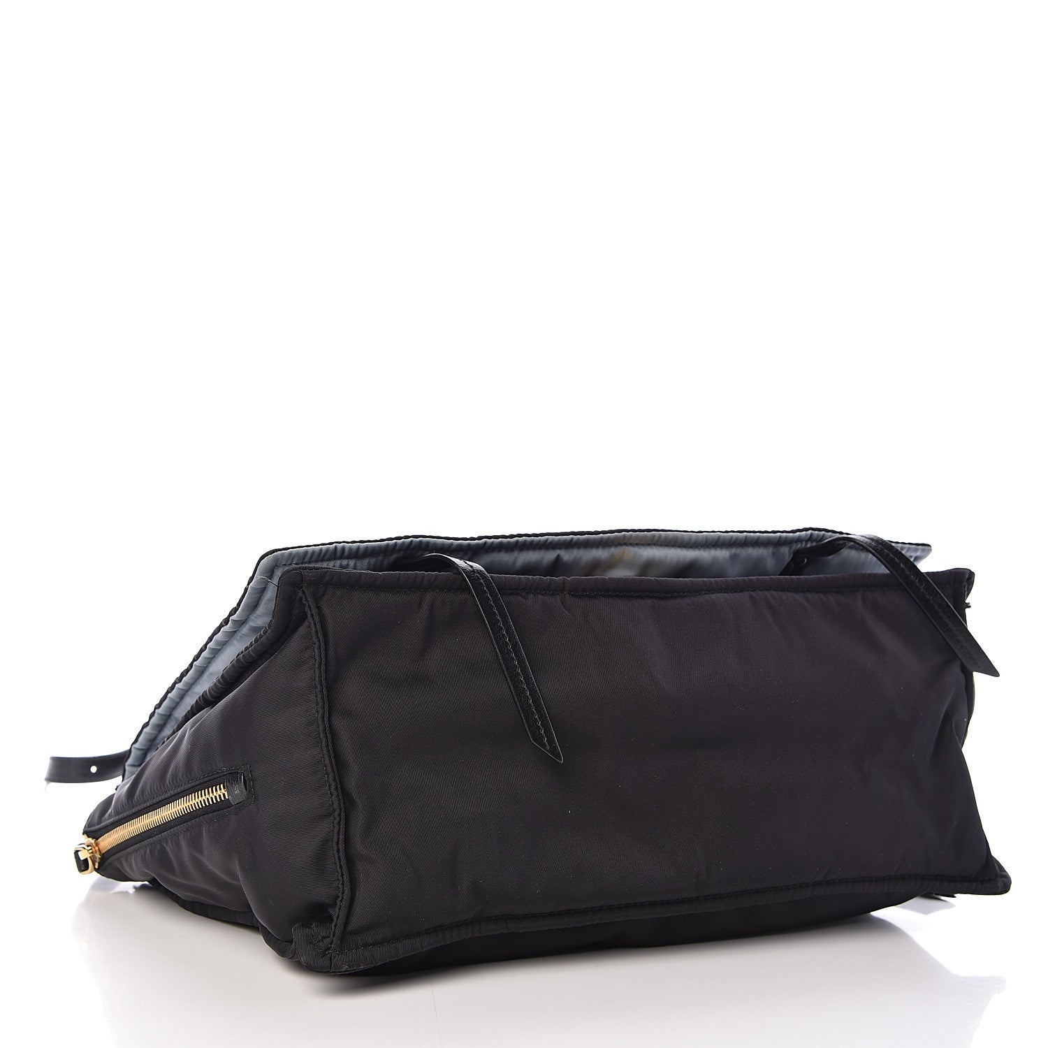 Prada Tessuto Nylon Etiquette Flap Black Soleil 4 of 10