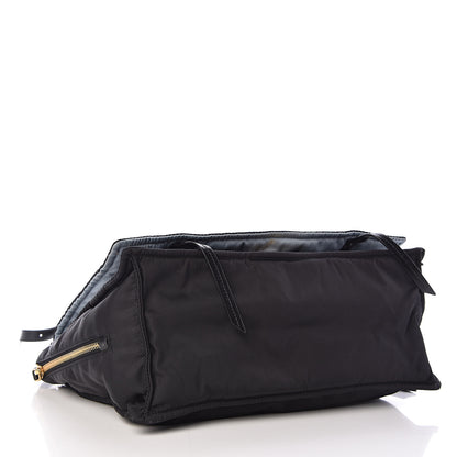 Prada Tessuto Nylon Etiquette Flap Black Soleil 4 of 10
