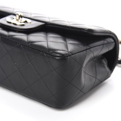 Chanel Lambskin Quilted Mini Rectangular Flap Black 7 of 11