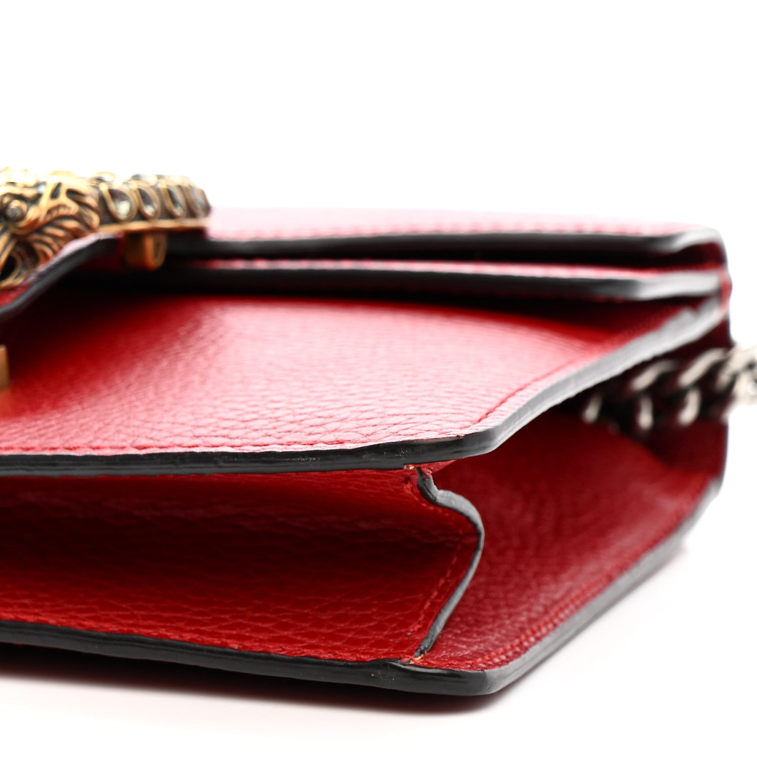 Gucci Calfskin Mini Dionysus Shoulder Bag Hibiscus Red 11 of 12