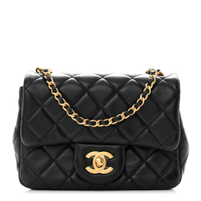 Chanel Lambskin Quilted Mini Pearl Crush Flap Black 1 of 11