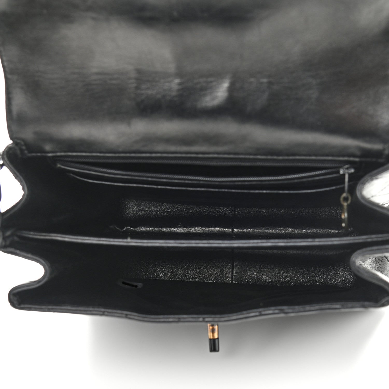Chanel Lambskin Quilted Shoulder Flap Bag So Black 4 of 12