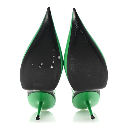 Balenciaga Soft Calfskin Essex 110mm Pumps 38.5 Green 6 of 10