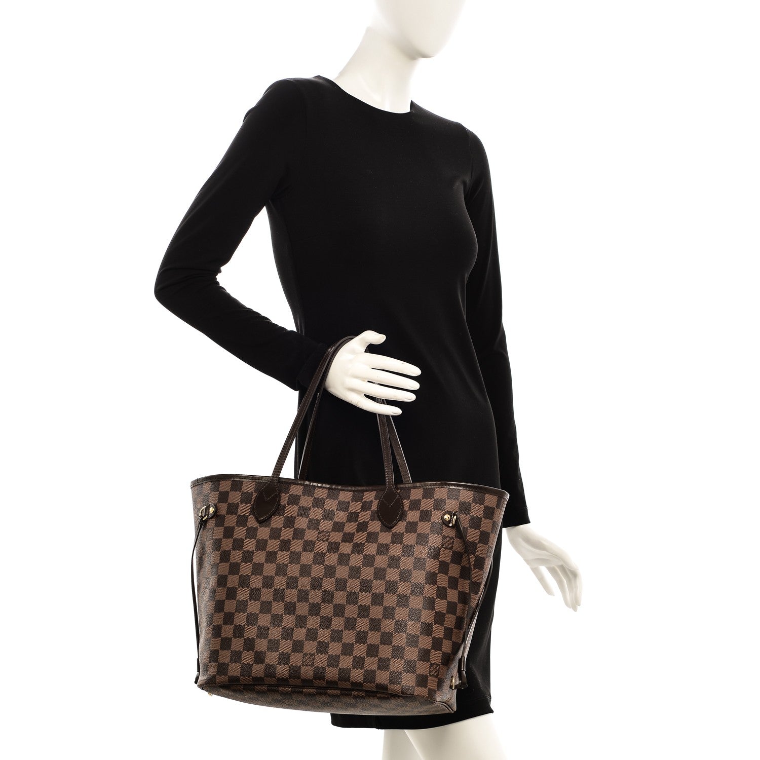 Louis Vuitton Damier Ebene Neo Neverfull MM 2 of 9
