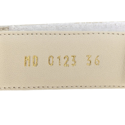 Christian Dior Lambskin Dioract 10mm Sandals 36 Off White 8 of 8