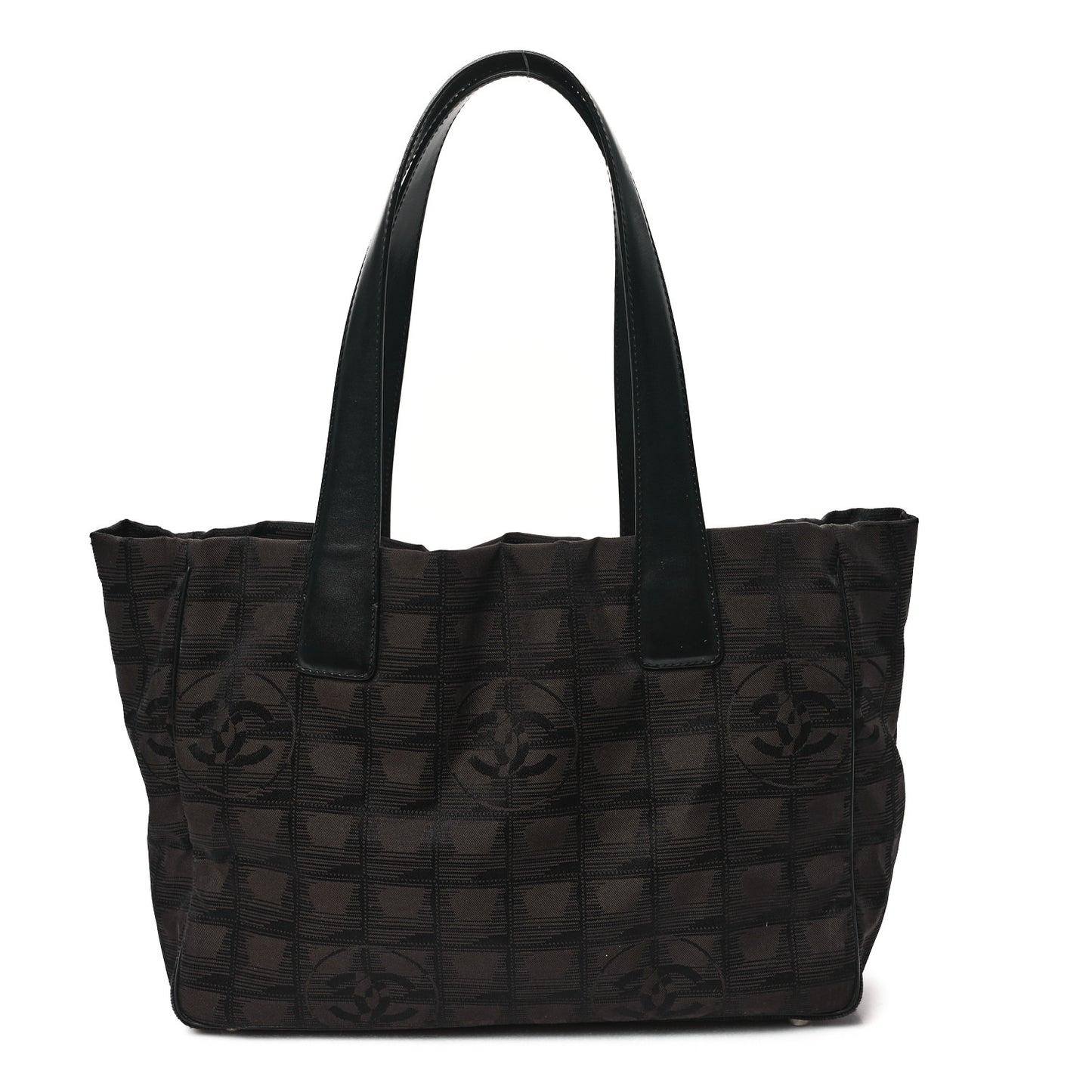 Nylon Large Travel Tote Brown