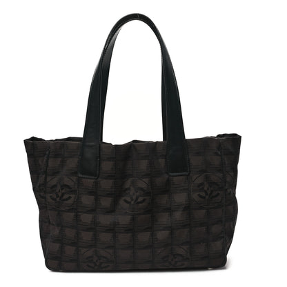 Chanel Nylon Large Travel Tote Brown 1 of 11