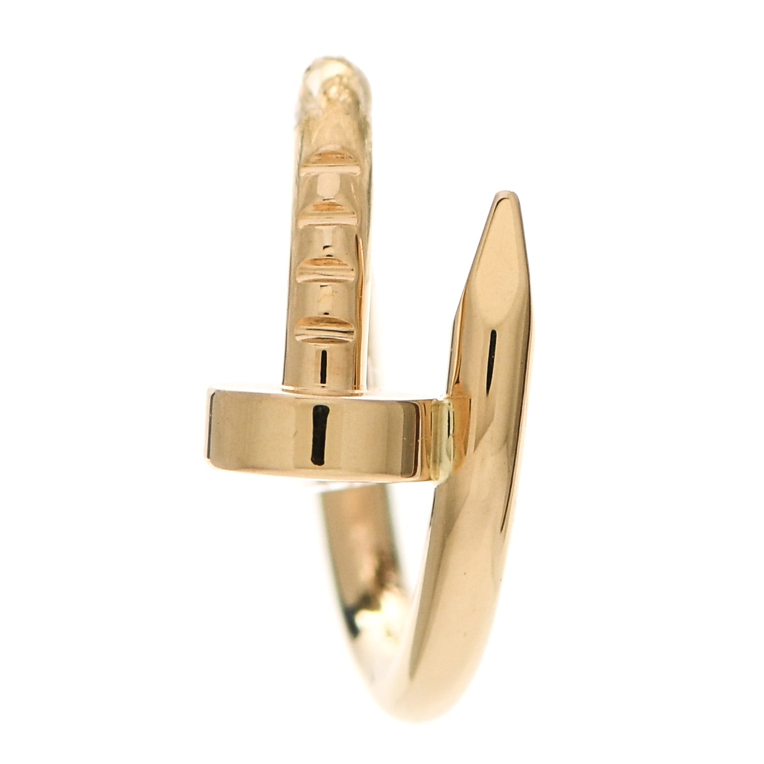 Cartier 18K Yellow Gold Juste Un Clou Single Hoop Earring 1 of 6