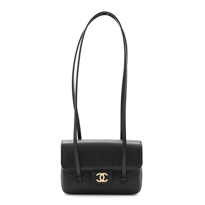 Chanel Shiny Caviar Mini Preppy Coco Shoulder Bag Black 1 of 11