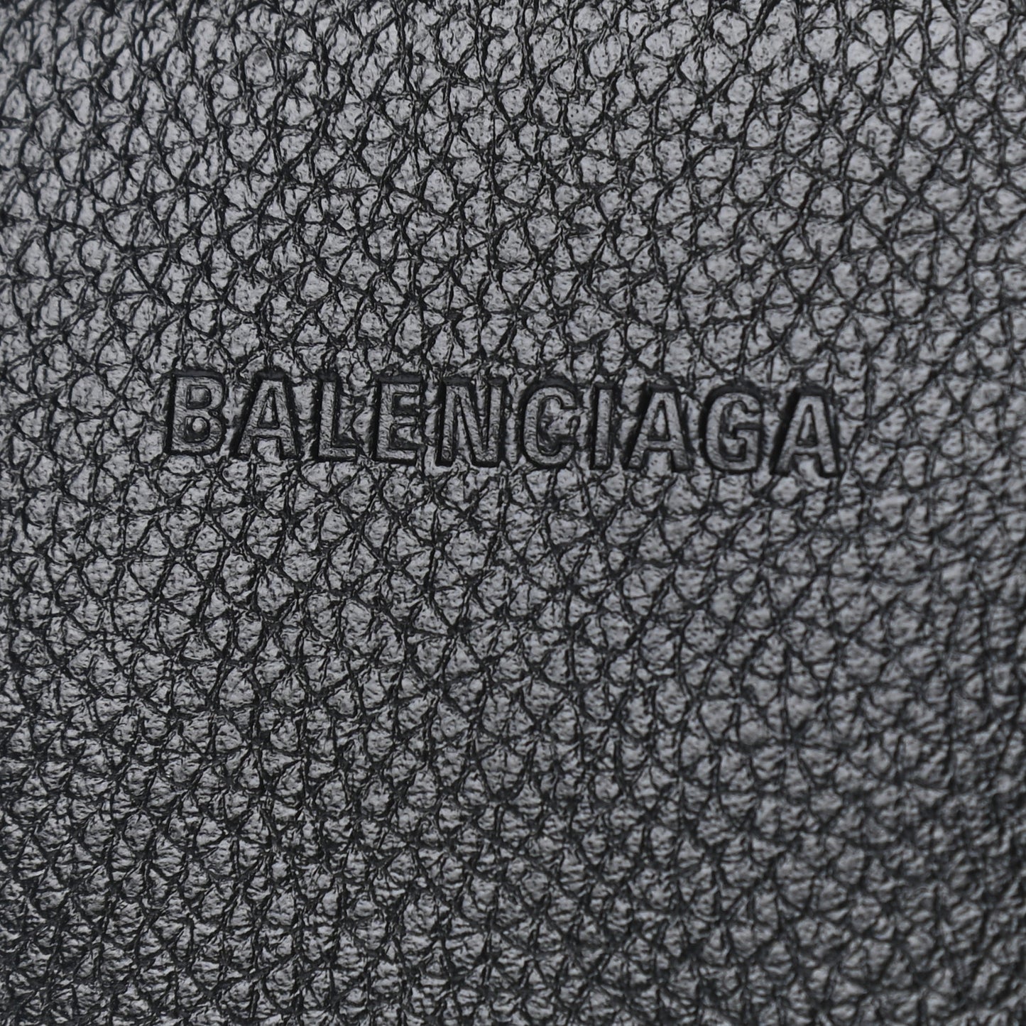 Grained Calfskin XXS Ville Top Handle Bag Black
