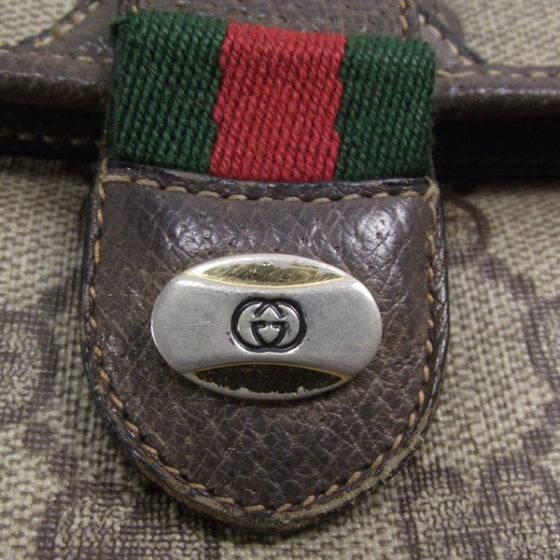 Gucci Monogram Pleated Shoulder Bag 9 of 9