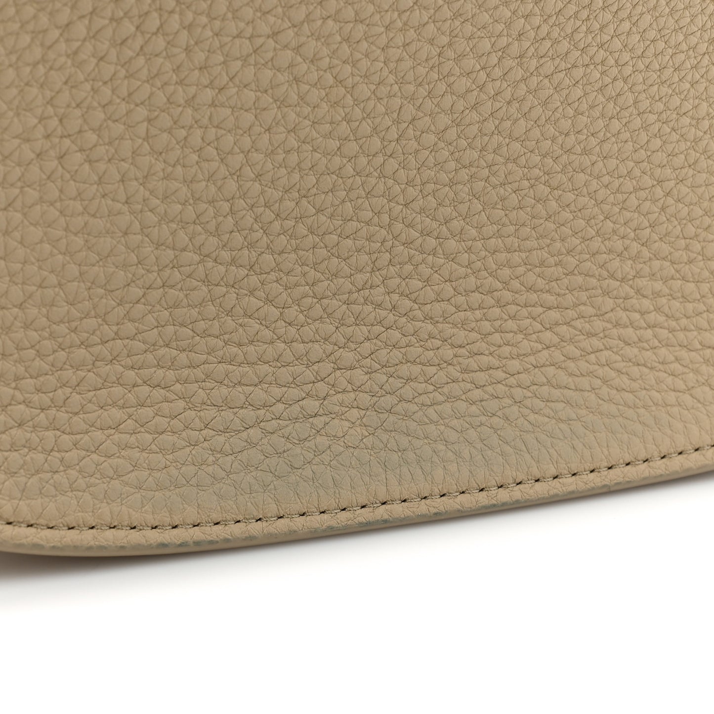 Grained Calfskin Medium Bobby Flap Beige