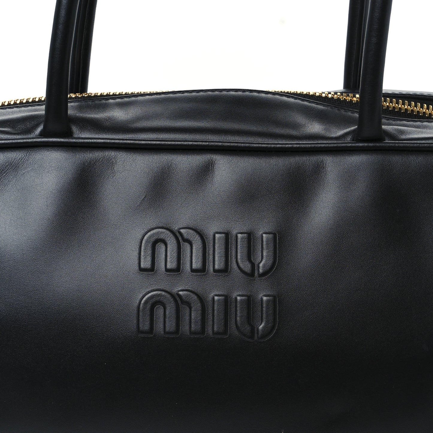 Soft Calf Softy Large Beau Top Handle Bag Black