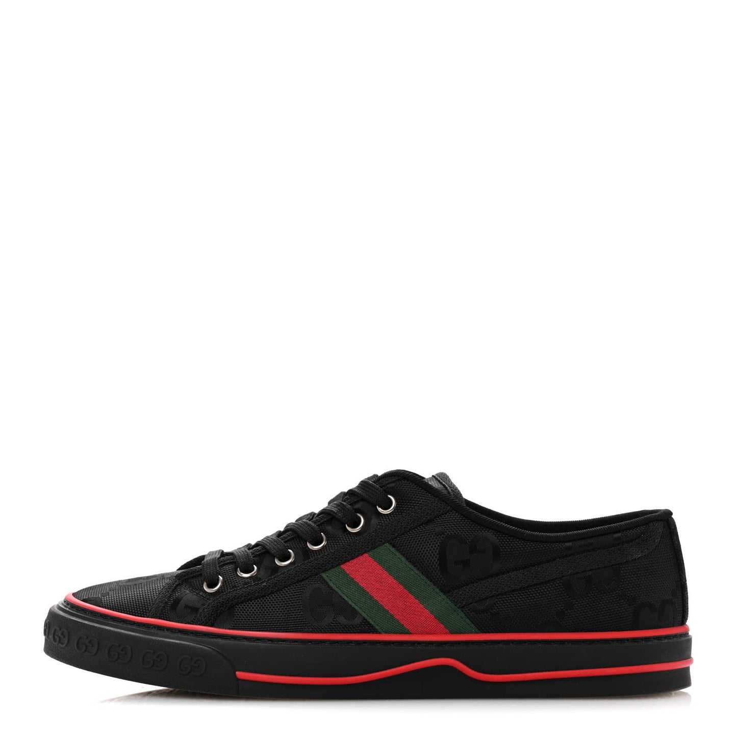 Econyl Nylon Web Monogram Off The Grid Mens 1977 Tennis Sneakers 8 Black