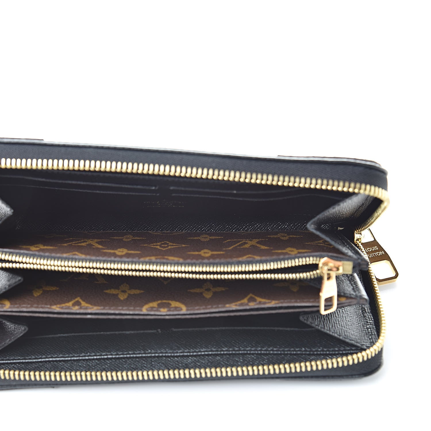 Louis Vuitton Monogram Zippy Retiro Wallet Black 5 of 7