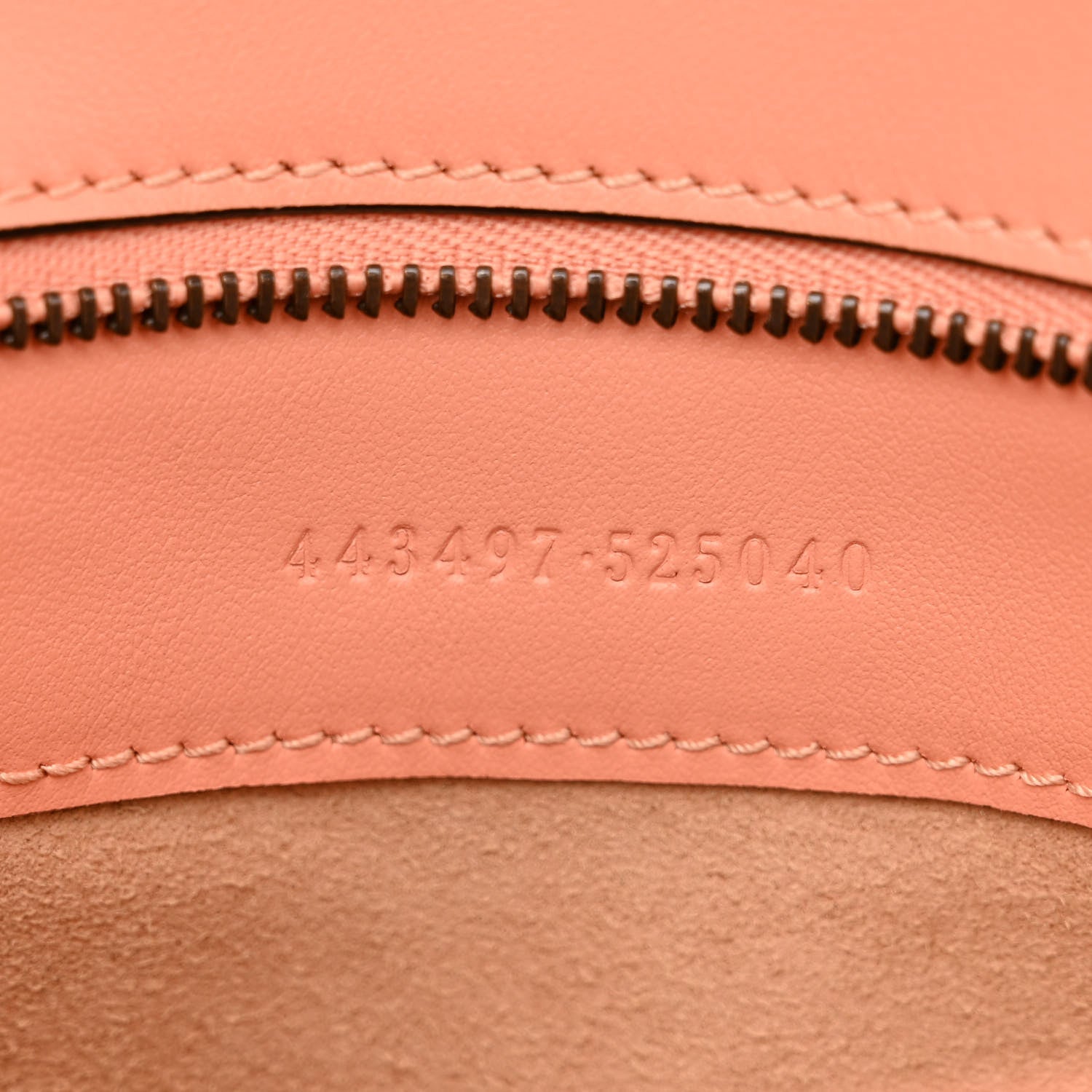 Gucci Calfskin Vertical Ring Matelasse Small GG Marmont Shoulder Bag Peachy Chic 7 of 11