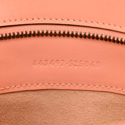 Gucci Calfskin Vertical Ring Matelasse Small GG Marmont Shoulder Bag Peachy Chic 7 of 11