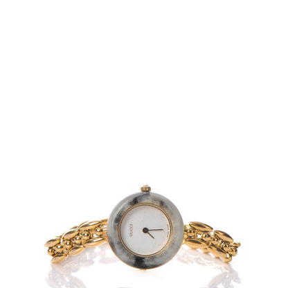 Gucci Stainless Steel 26mm Rice Link Interchangeable Bezel Quartz Watch 3 of 10