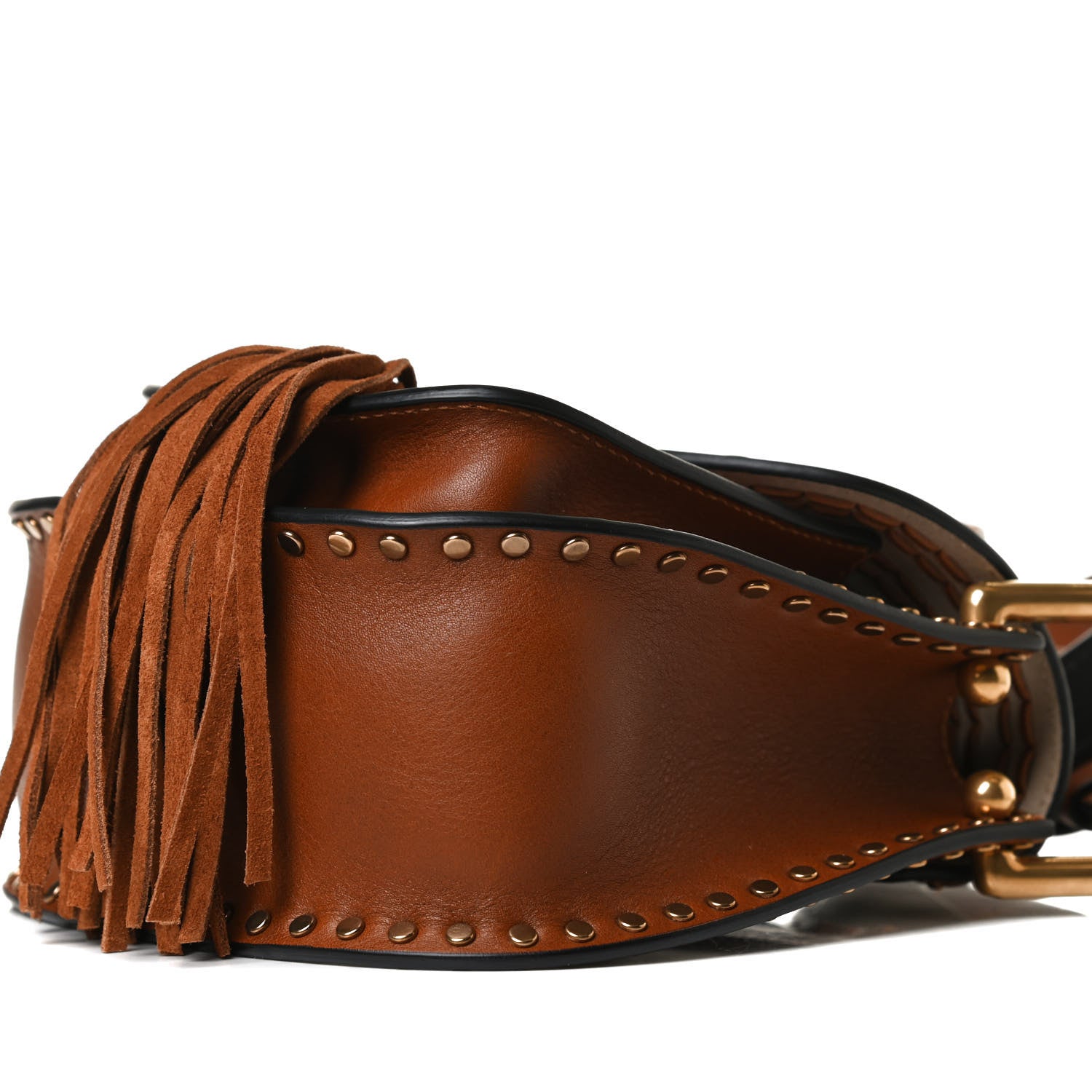 Chloe Calfskin Braided Mini Hudson Shoulder Bag Caramel 8 of 11